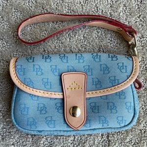 Dooney & Bourke Small Blue Wristlet
